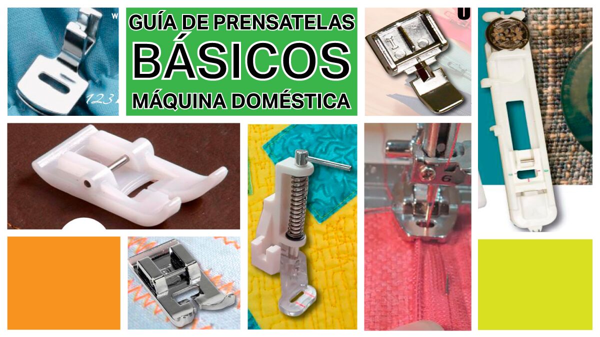 Guía de pies prensatelas para máquina de coser doméstica - 123 Dream it  Blog de Costura