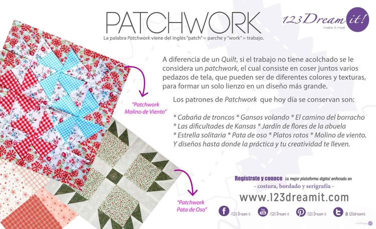 Cómo cuadrar las telas para Patchwork - 123 Dream it Blog de Costura