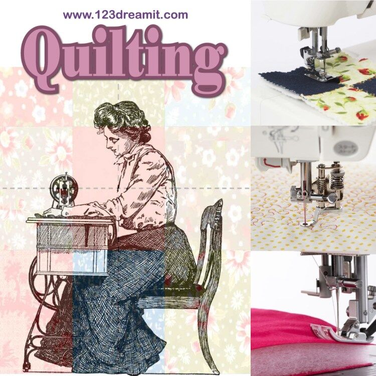 TWINKLE PATCHWORK: Lampara maquina de coser